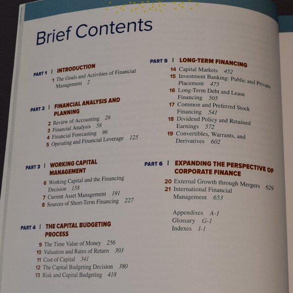 Foundations of Financial Management 17th Ed Block Hirt Text Book MBA Very Good - Picture 8 of 11